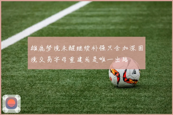 雄鹿梦境未醒继续补强只会加深困境交易字母重建或是唯一出路
